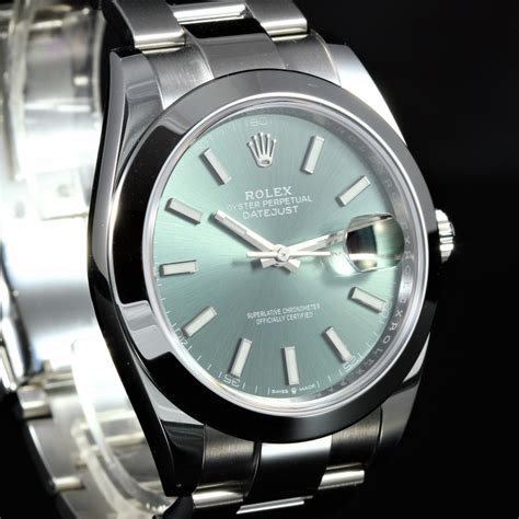 rolex datejust verde menta|Rolex Datejust style.